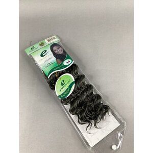 12" Deep Wave Color #44 Salt & Pepper Blended Hair Extensions Track Emotion